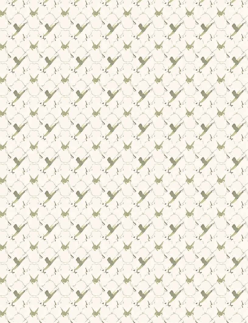 Pale Gold Abstract Chain Link Rug