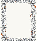 Vineyard Meadow Floral Border Rug