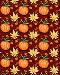 Autumn Pumpkin Leaf Autumn Red Rug