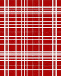 Classic Red White Plaid Squares Rug