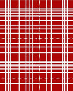 Classic Red White Plaid Squares Rug