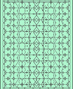 Black Diamond Geometric Symmetry Rug