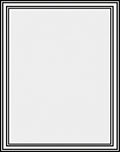 Monochromatic Black and White Border Rug