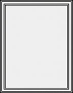 Monochromatic Black and White Border Rug