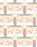 Soft Geometric Abstract Pastels Rug