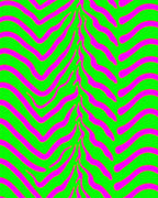 Vibrant Neon Zebra Stripes Rug