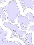 White Lavender Flowing Organic Weave Rug
