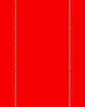 Bold Red White Spiral Stripe Rug