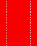 Bold Red White Spiral Stripe Rug