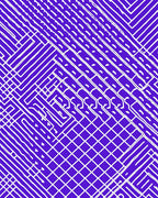 Amethyst White Linear Maze Rug