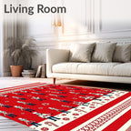 Red Toy Soldier Holiday Collection Rug