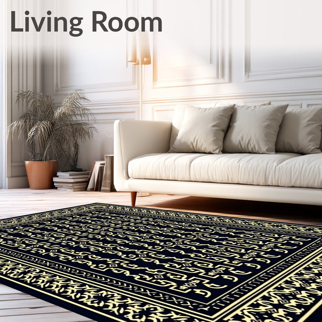 Timeless Ivory Chain Links Rug