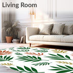 Autumn Leafy Scatter Rug
