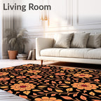 Autumn Harvest Floral Vine Rug