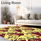 Crimson Golden Gift Wrapped Collection Rug