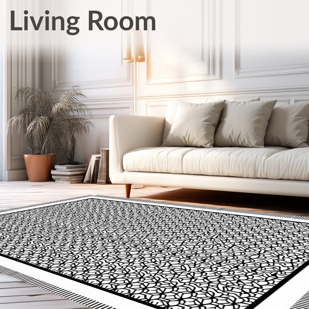 Monochromatic Organic Geometric Lattice Rug