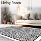 Monochromatic Organic Geometric Lattice Rug