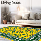 Golden Yellow Holly Berry Rug