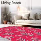 Crimson Leaves Botanical Garden Rug