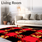 Red Buffalo Plaid Nut Sprig Rug