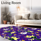 Whimsical Whiskers Feline Celebration Rug