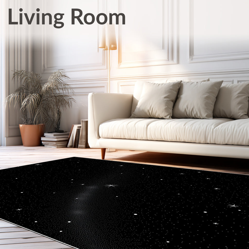 Cosmic Interstellar Starry Night Rug