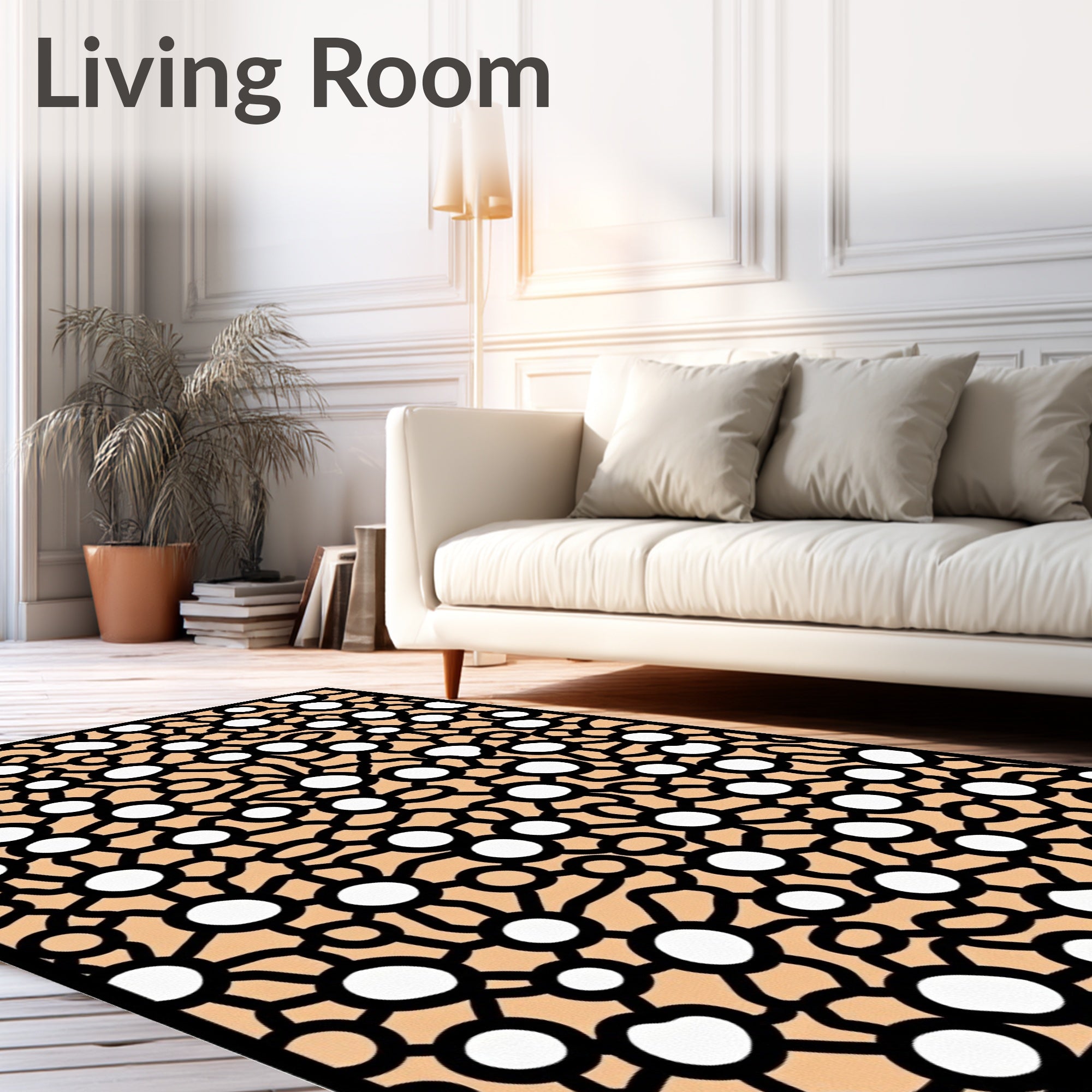 Organic Circles And Connections Rug
