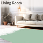 Sage Green Brushstroke Horizon Rug