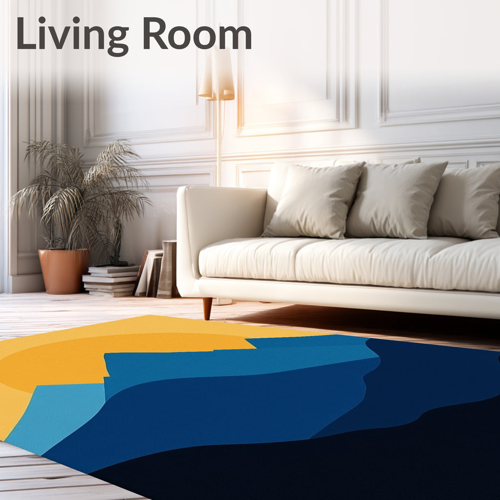 Sunset Mountain Layers Rug
