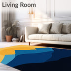 Sunset Mountain Layers Rug