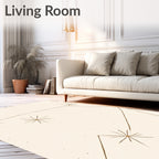 Vintage Star Map Constellation Design Rug