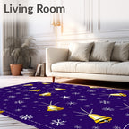 Golden Bells Starry Night Rug