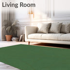 Verdant Grove Feathered Abstract Rug