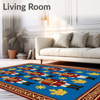 Nutcracker Red Gold Royal Guard Rug