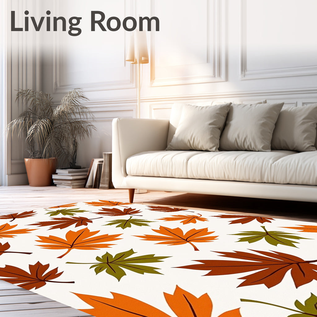 Autumn Maple Leaf Scatter Rug