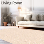 Earthy Tone Intricate Vine Weave Rug