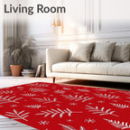 White Pine Holiday Ferns Rug