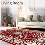 Ornate Cherry Blossom Medallion Rug