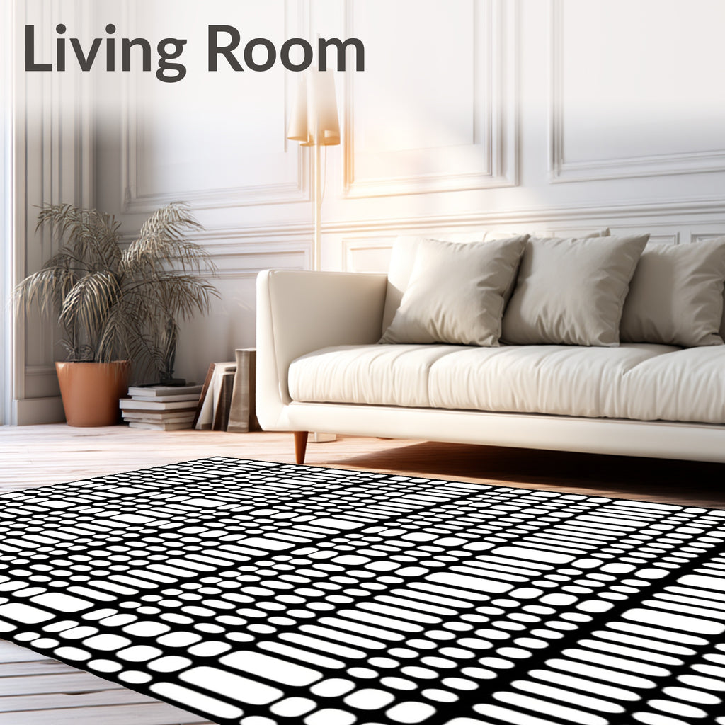 Monochromatic Linear Grid Fusion Rug
