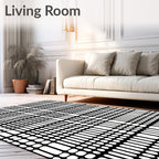 Monochromatic Linear Grid Fusion Rug