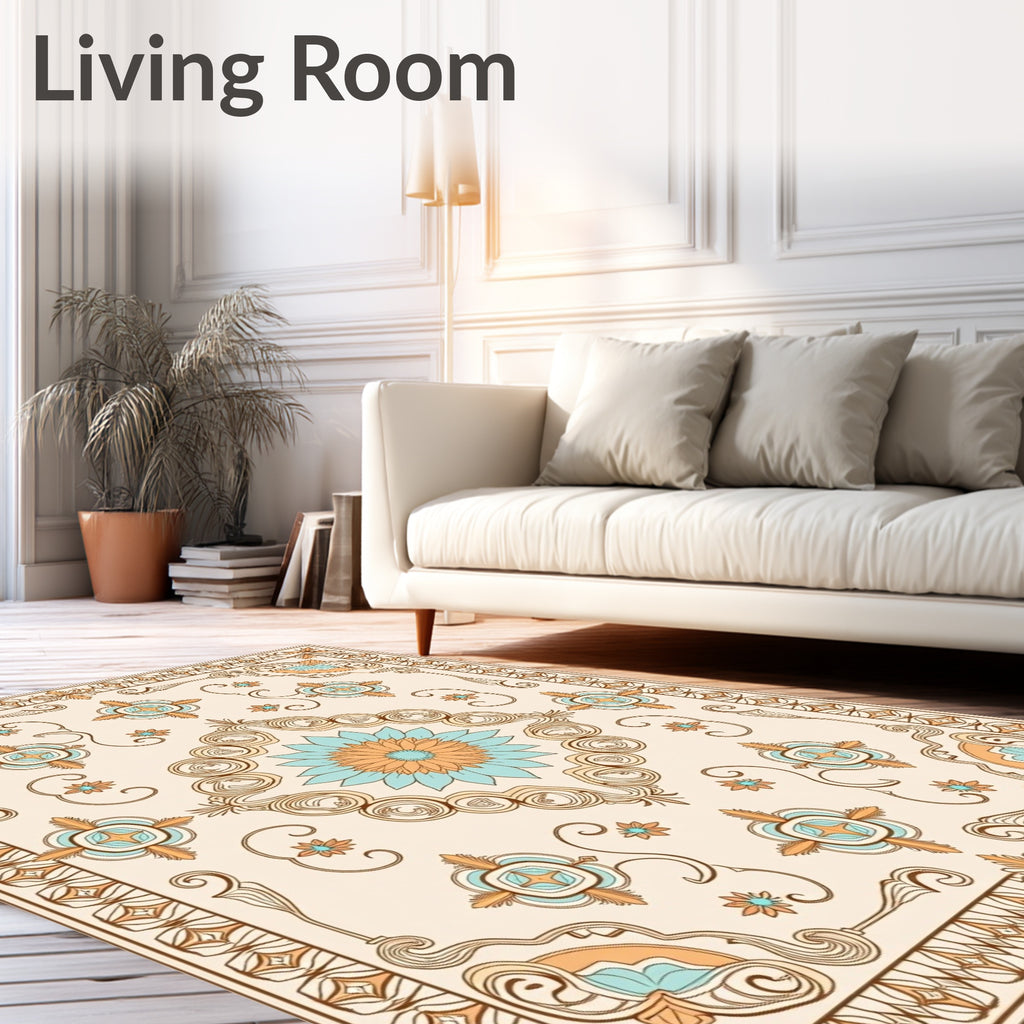 Vintage Bloom medallion design Rug