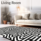 Bold Lines Labyrinth Rug