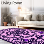 Ornate Paisley Floral Mandala Rug
