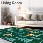 Christmas Elves and Pine Trees Rug