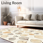 Seashells Natural Tones Scatter Rug