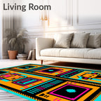Retro Arcade Machine Pixel Art Rug
