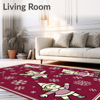 Winter Wonderland Children Snowflakes Rug