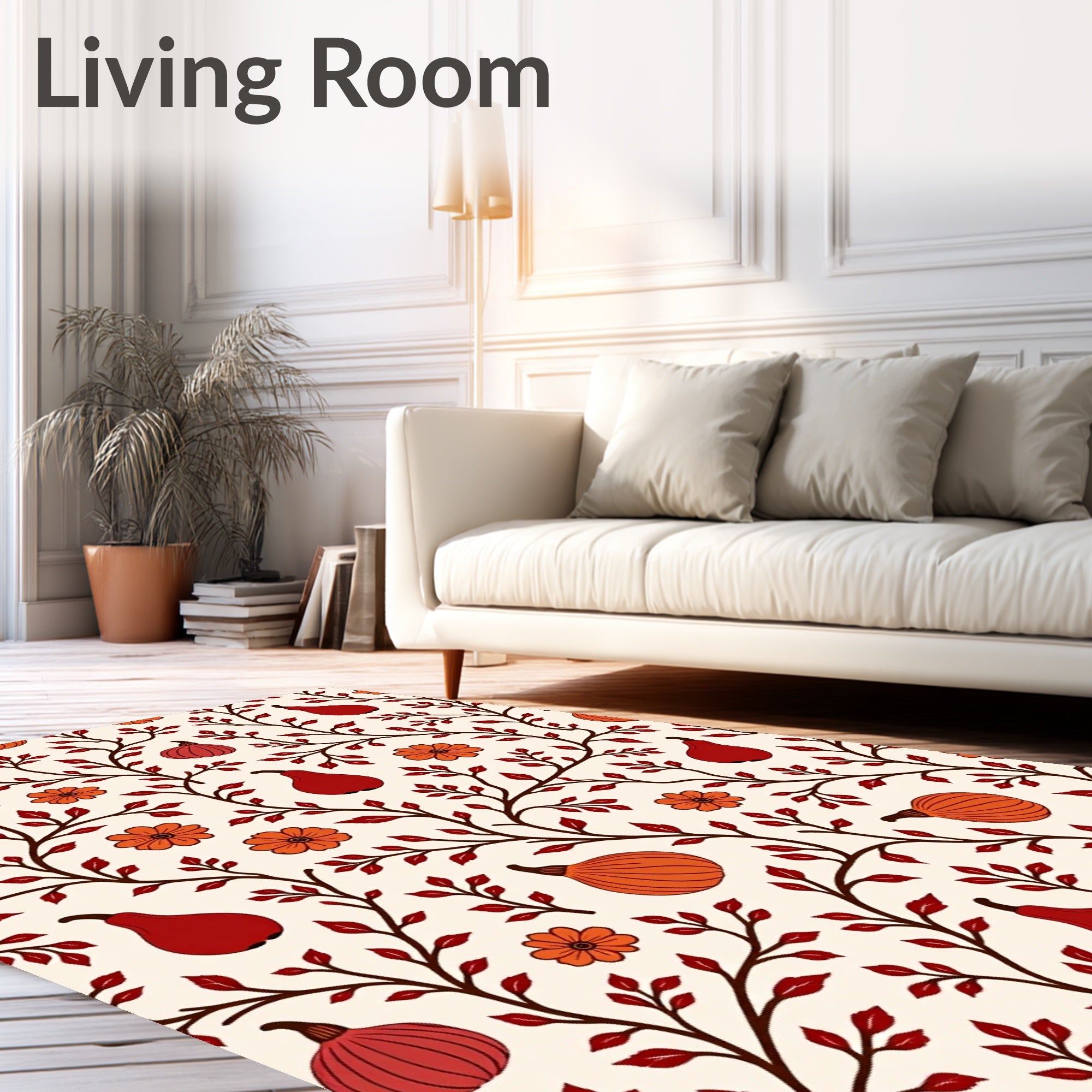 Gingko Pear Autumn Foliage Rug