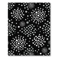 Monochromatic Polka Dot Cluster Arrangement Rug