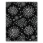 Monochromatic Polka Dot Cluster Arrangement Rug